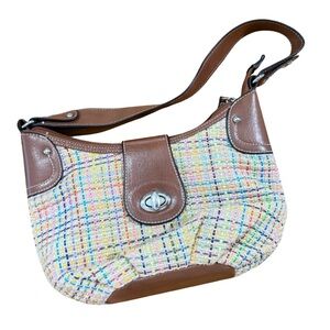 Relativity Weaved Multi Color Handbag Shoulder Bag Purse Small